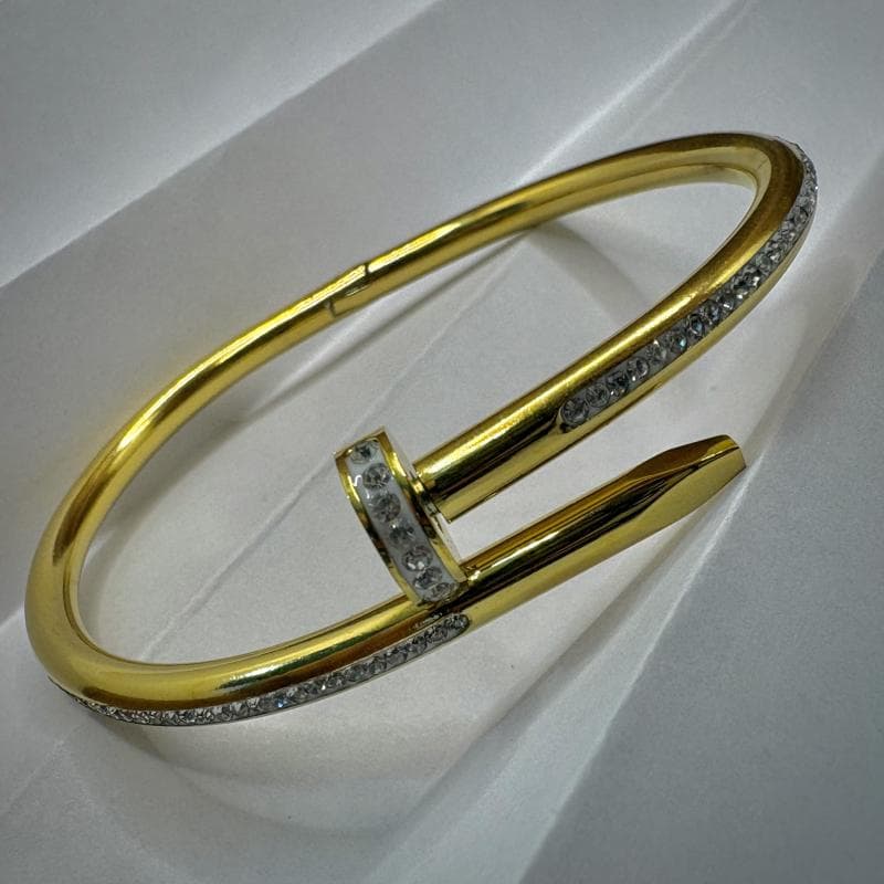 Cart*er Le Clou Full Zircon - Gold