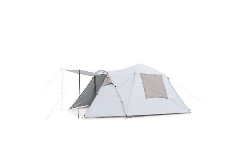 Beige Camping Tent 2.35 x 3.55 m