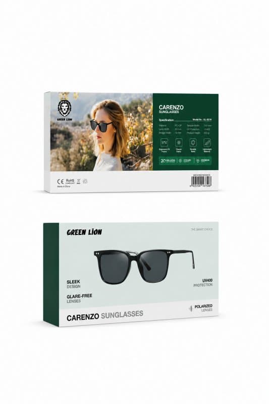 carenzo sunglasses green lion