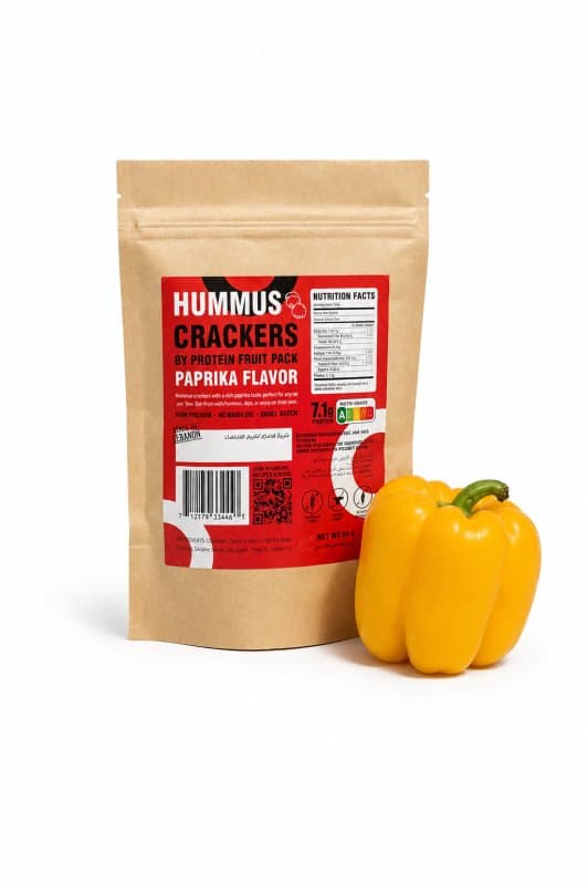 Hummus Crackers Paprika Flavor