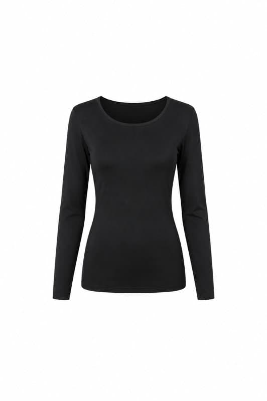 women's shirt with sleeves 95% cotton,5% lycra