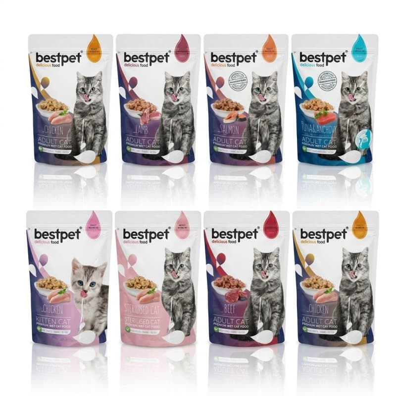 Bestpet Grain-Free Wet Food for Adult Cats, 85g