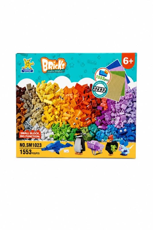 Bricks Creative Building Blocks Set - 1553 Pcs