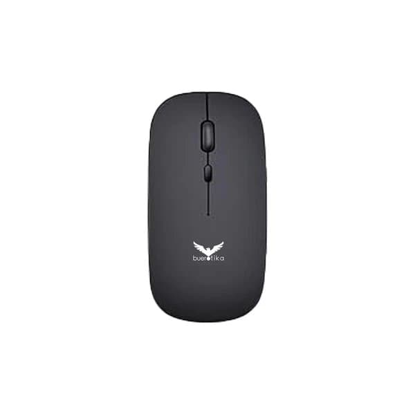 BUEROTIKA BM101W Bluetooth & Wireless Mouse – Silent, Rechargeable, 1200 DPI