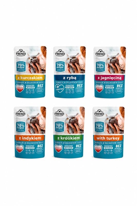 Frendi, pouch for cat 100g