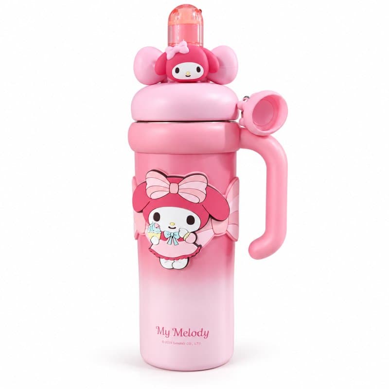 Sanrio Character Vacuum Flask with Straw – 960 ml