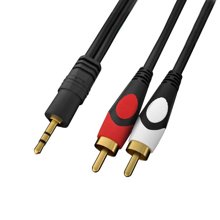 AUX 3.5mm JACK TO 2RCA CABLE