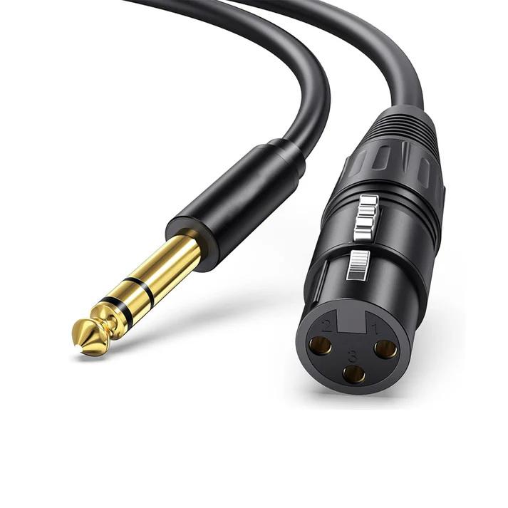 ROFESSIONAL XLR FEMALE TO TRS MALE