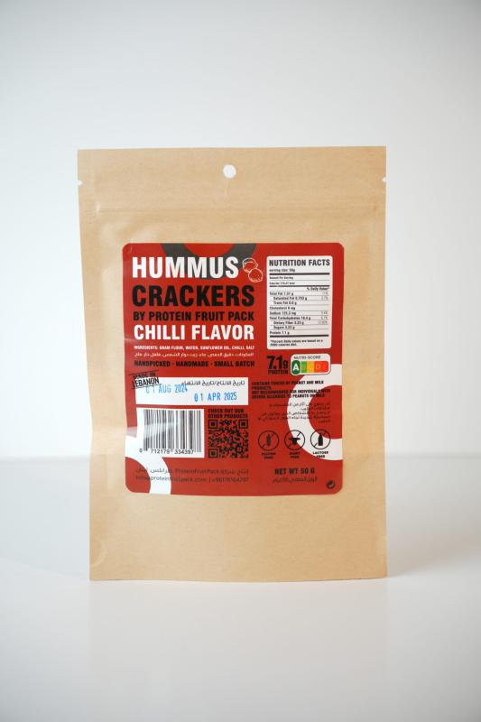 Hummus Crackers Chili Flavor