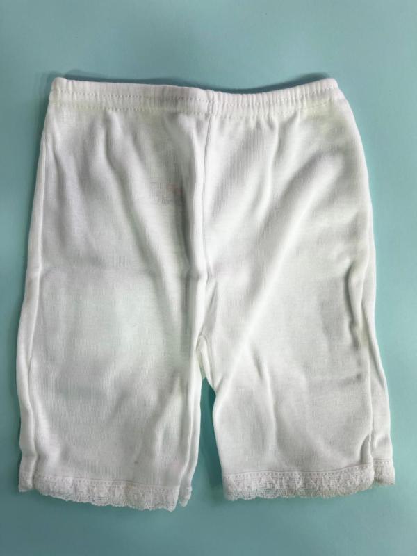 Maro White Undies short for Girls