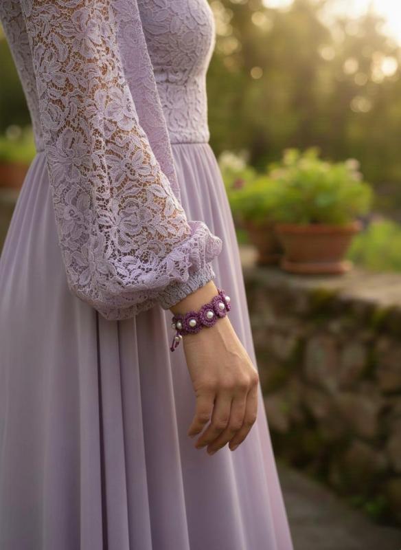 Crochet bracelet