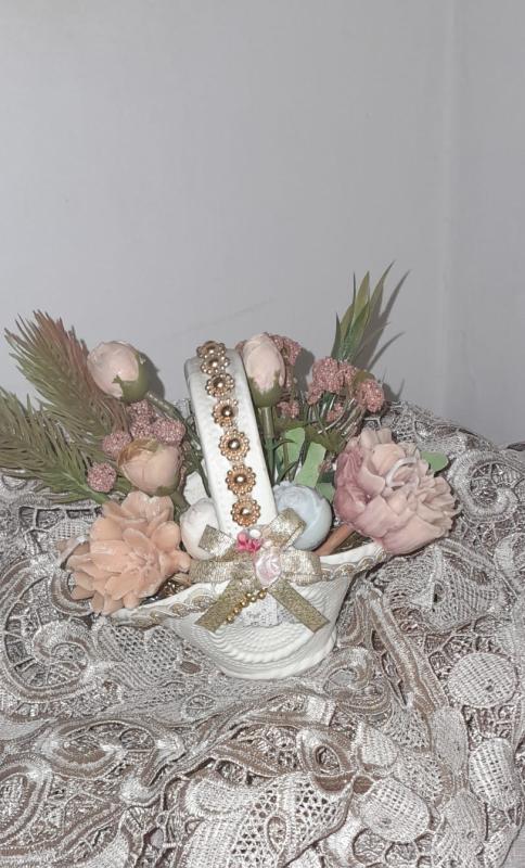 Handmade wax bouquet