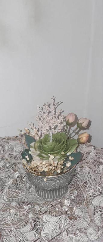 Handmade wax bouquet
