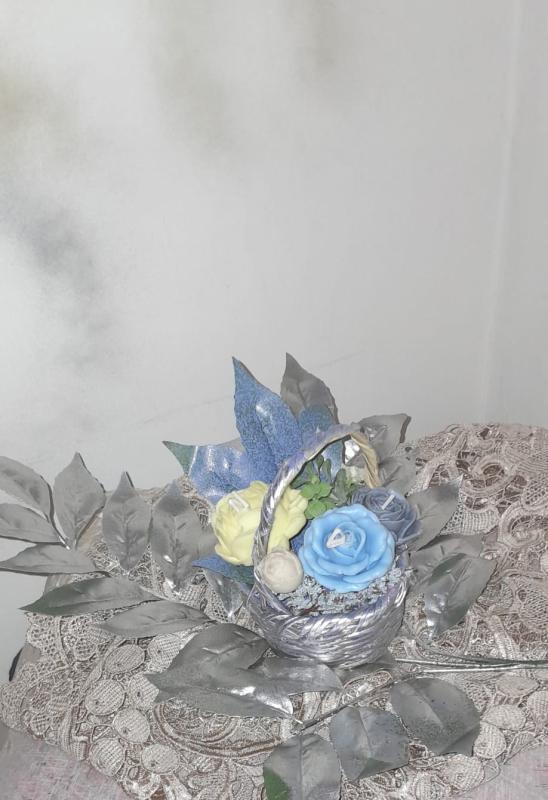 Handmade wax bouquet