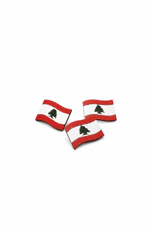 Pin lebanon flag  دبوس علم لبنان