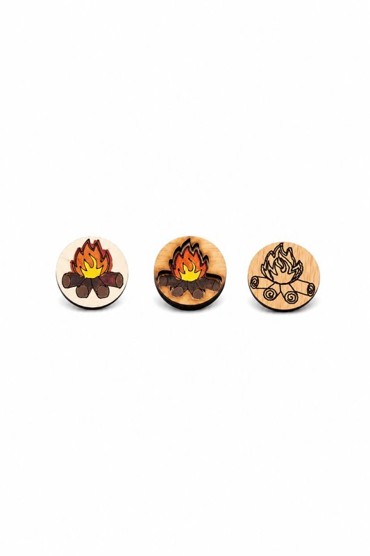 Scout Pin Stove     دبوس الكشافة موقدة