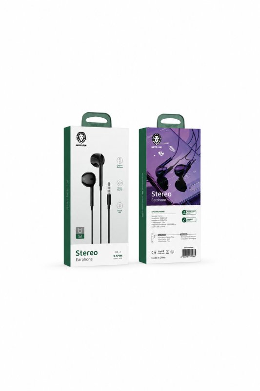 green lion earphone